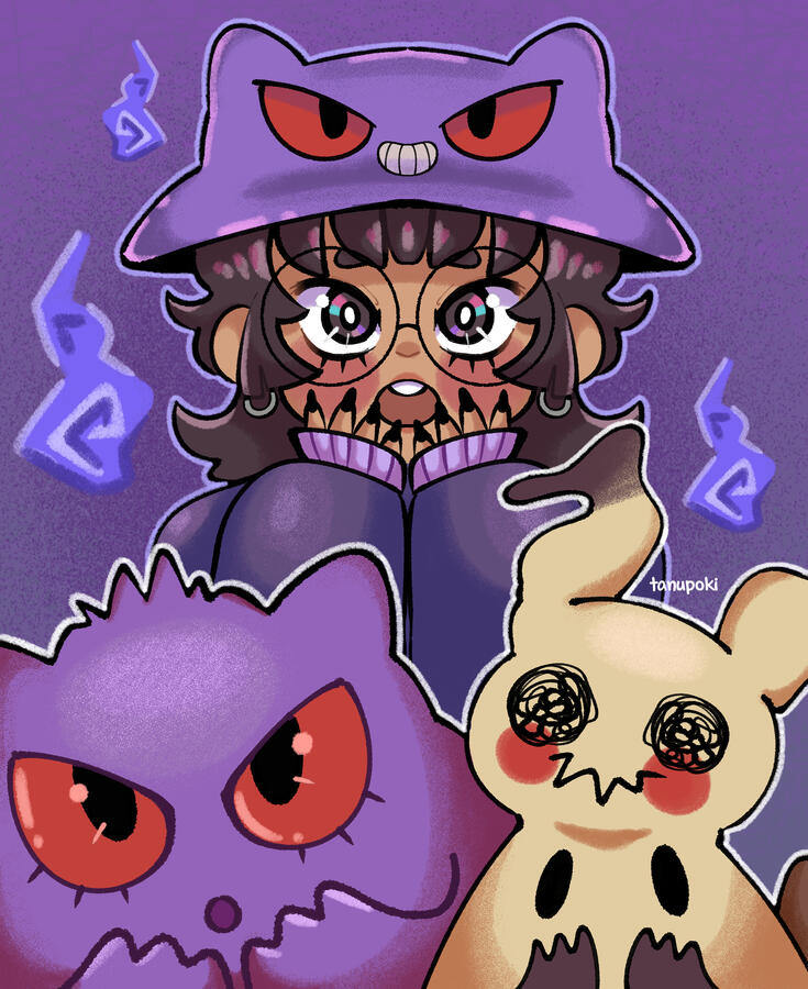 Me and My Pokemon - Made in ClipStudioPaint